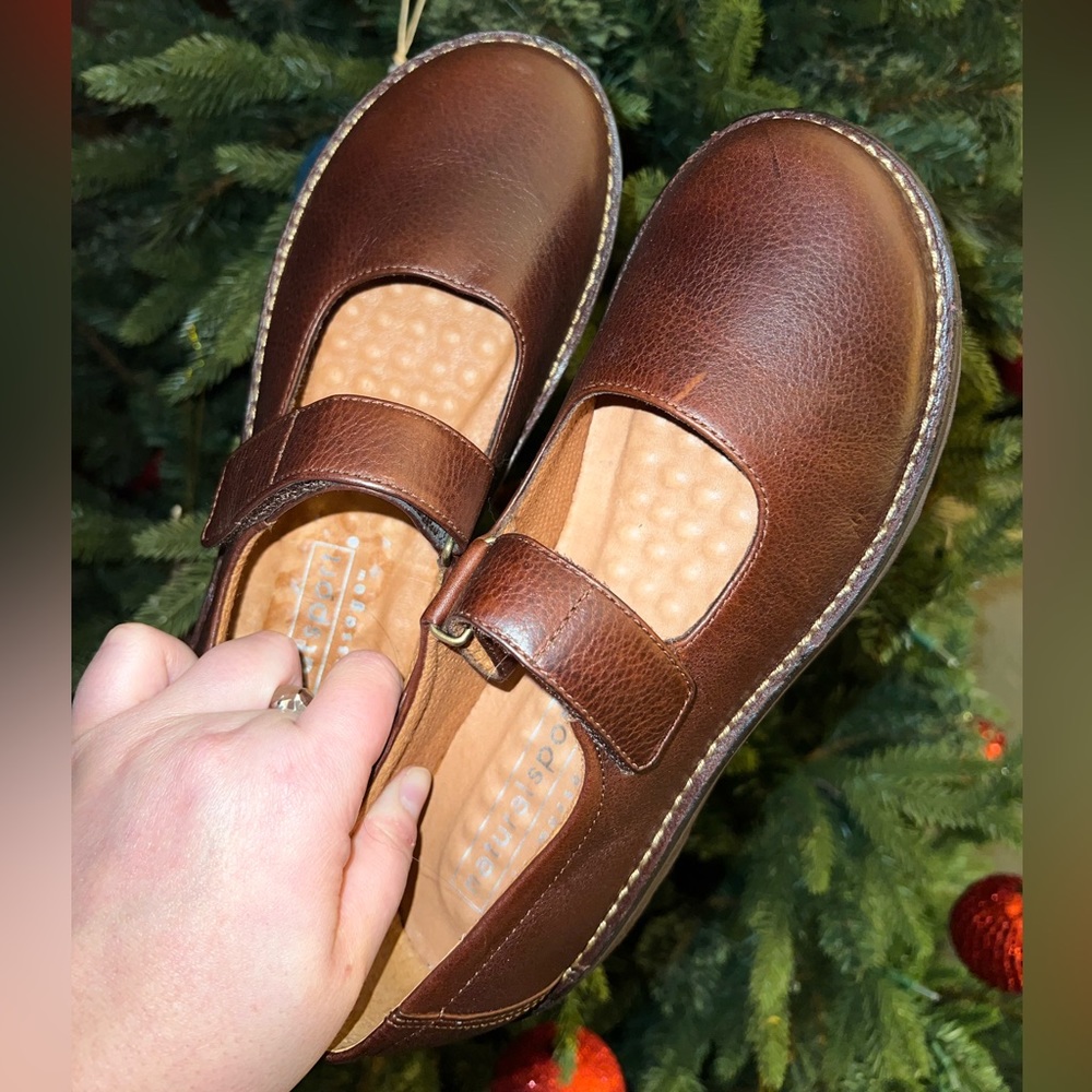 Brown Natural Sport Clogs